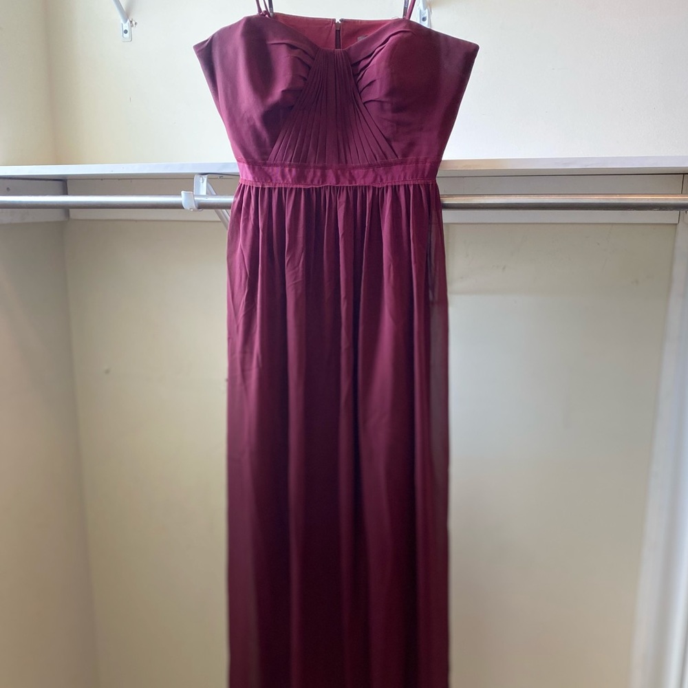 Burgundy Gown